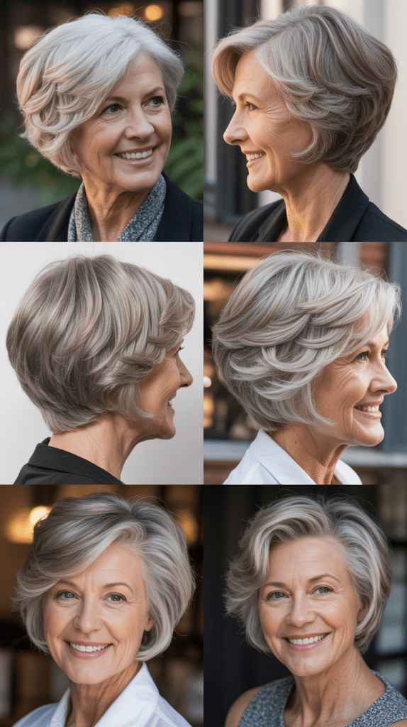 Inverted Bob with Stacked Layers