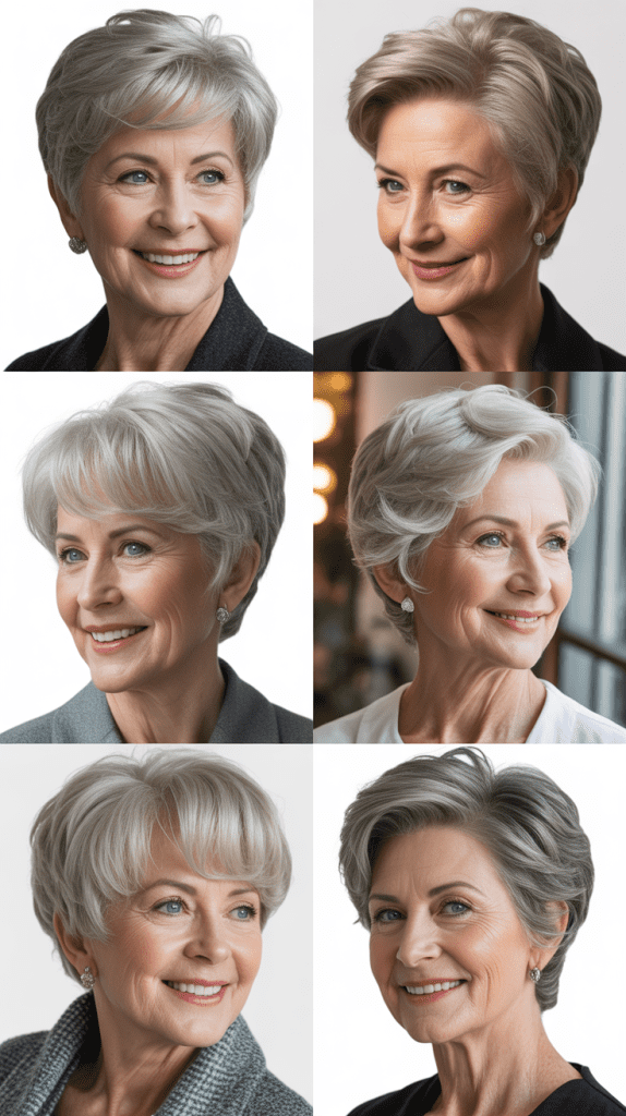 Soft Pixie with Elongated Sideburns