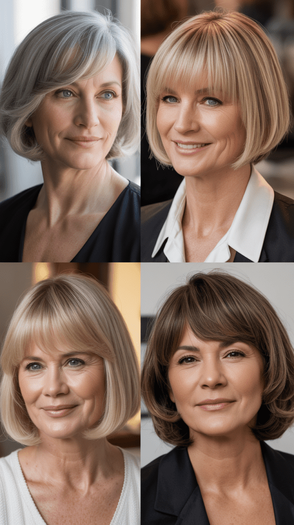 Contemporary Bob with Fringe