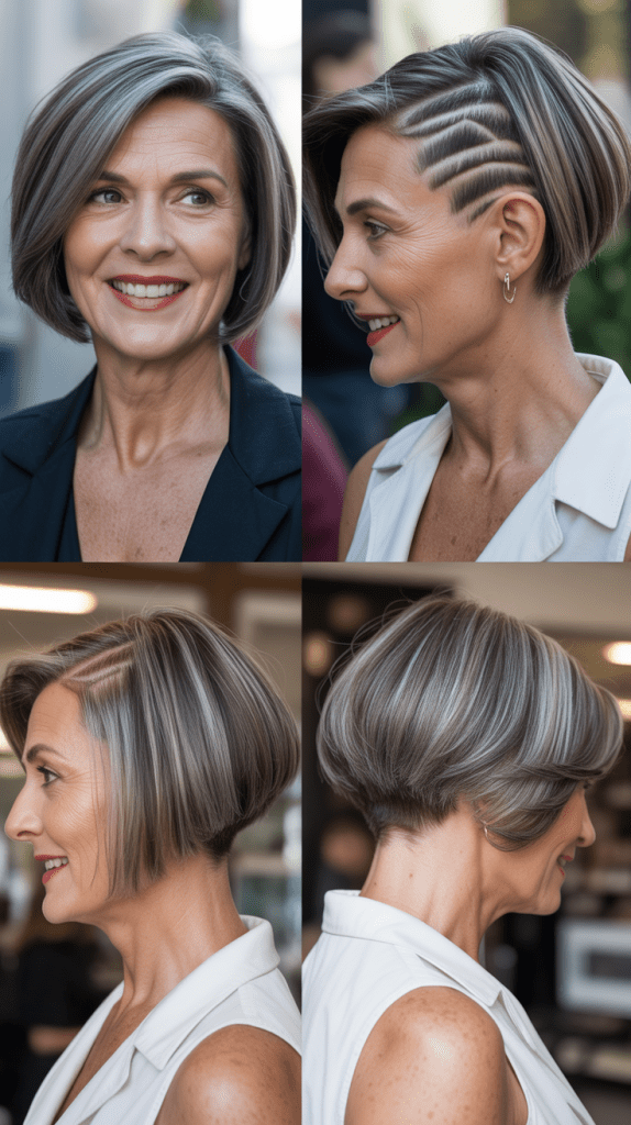 Sleek Graduated Bob with Undercut