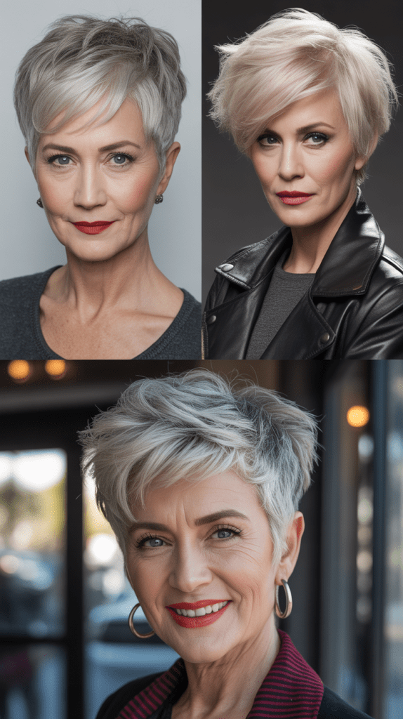 Tousled Pixie with Forward Texture