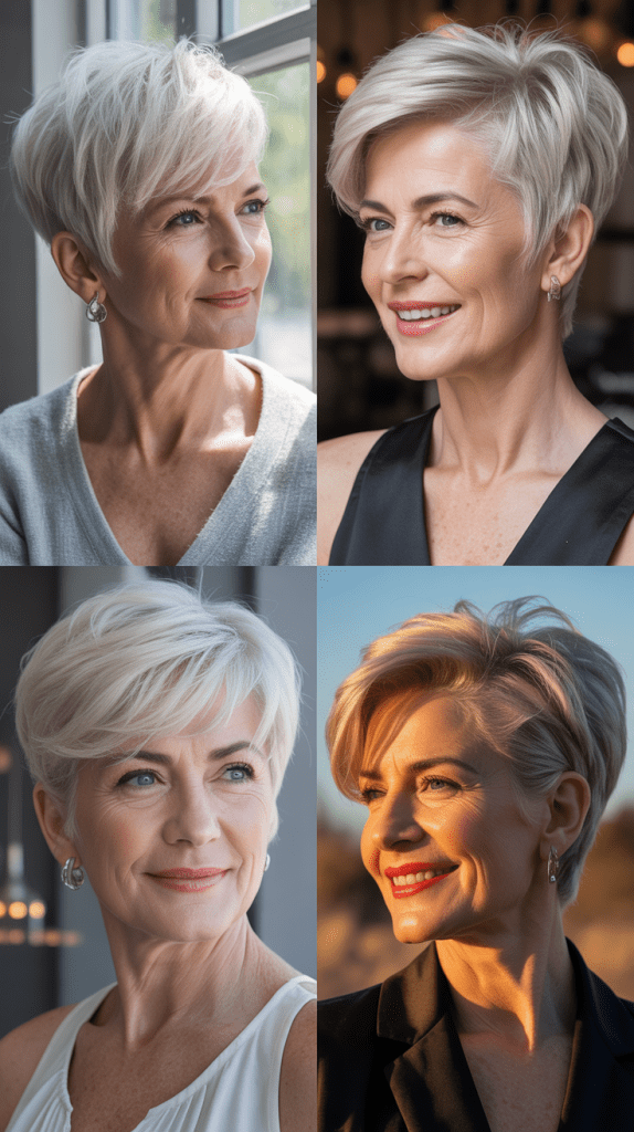 Platinum Blonde Pixie