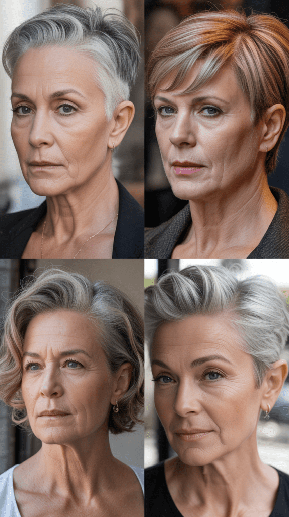 Slicked-Back Short Cut