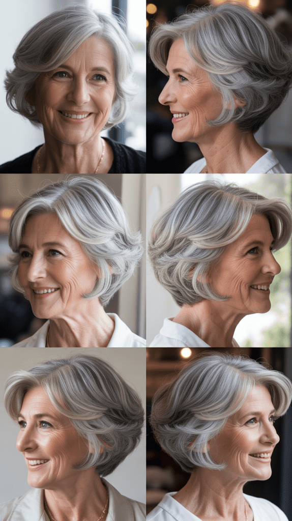 Ear-Length Bob with Face-Framing Layers