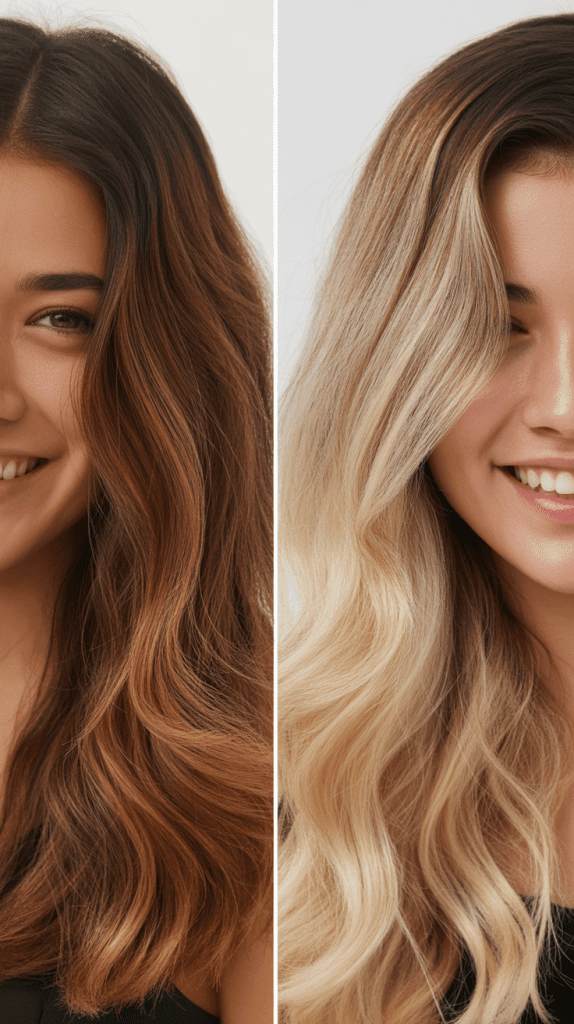 Ombre Brunette to Blonde