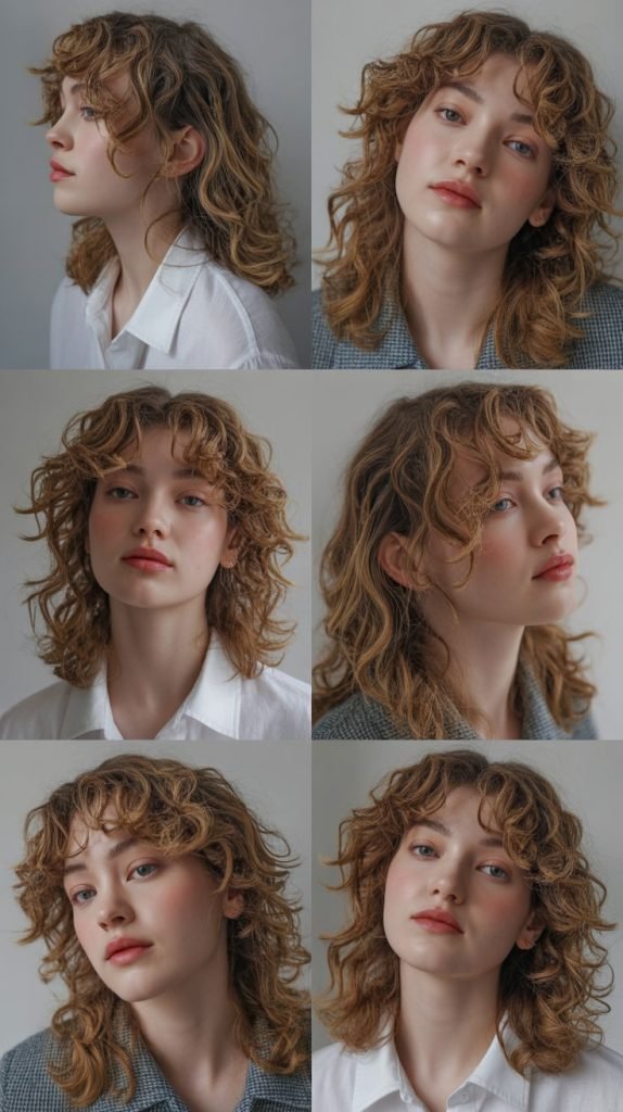  Ethereal Curly Loose Arrangement