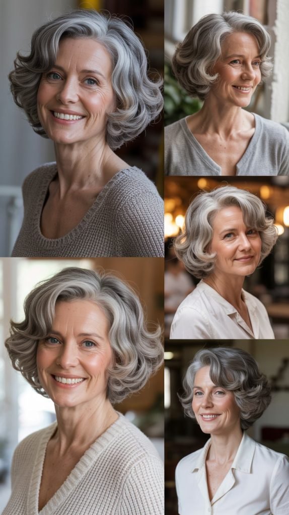 Voluminous Rounded Bob