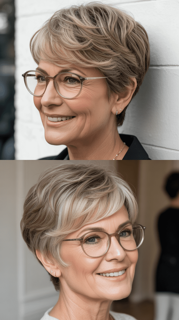Soft Pixie with Subtle Highlights