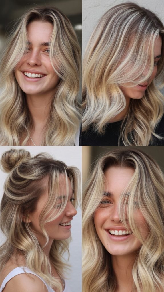 Blonde with Money Piece