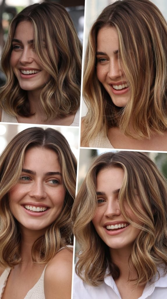 Bronde (Brown + Blonde) Blending