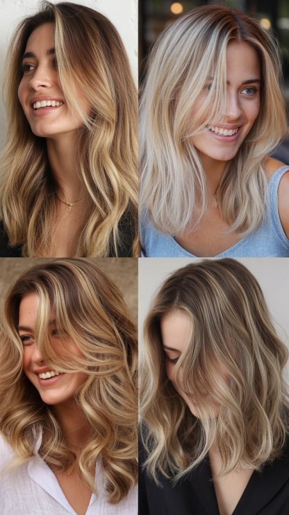 Blonde Highlights for Medium Length Hair