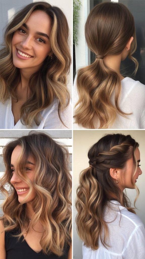 Caramel Blonde Highlights