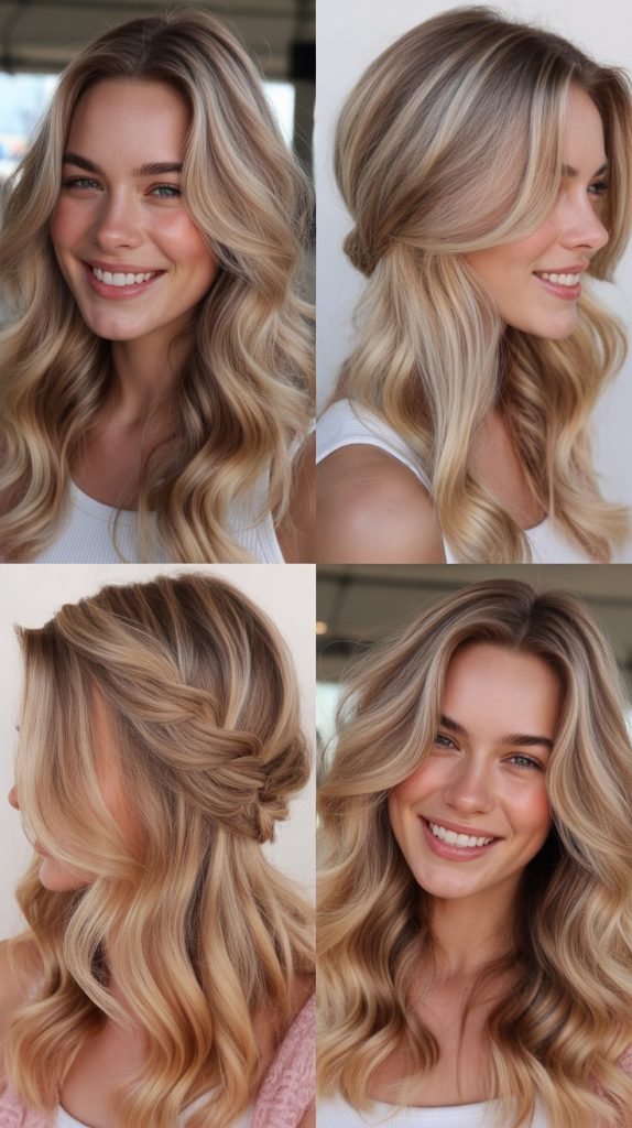 Champagne and Rose Gold Blonde Mix