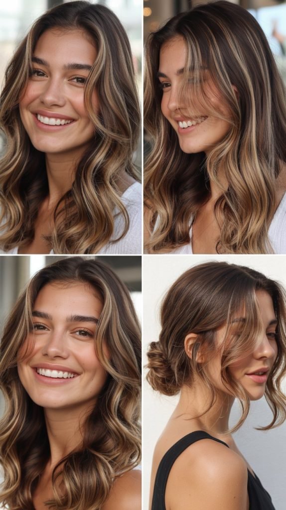  Money Piece Caramel Highlights