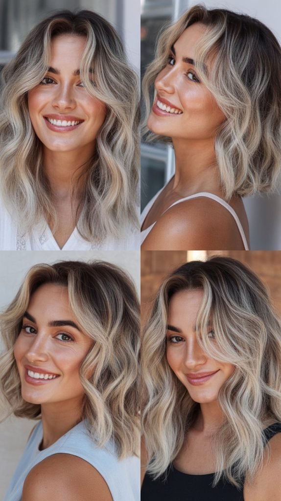 Icy Blonde Highlights