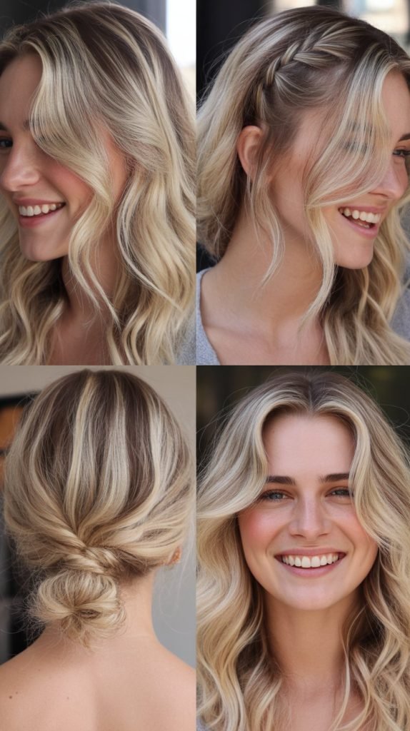 Blonde with Subtle Root Stretch