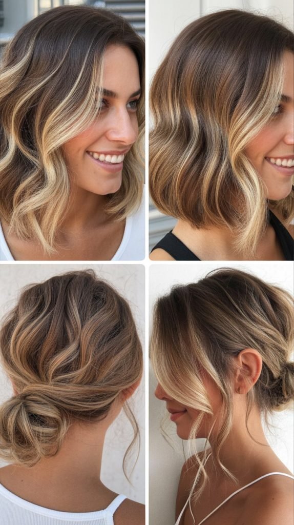 Blonde Highlights with Natural Base