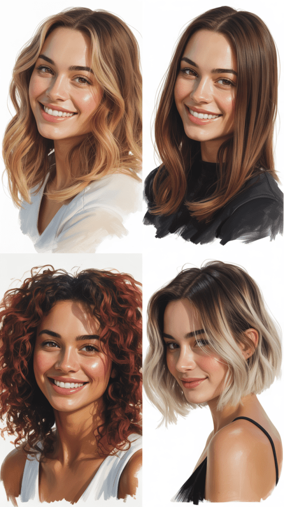 Painted Blonde Balayage