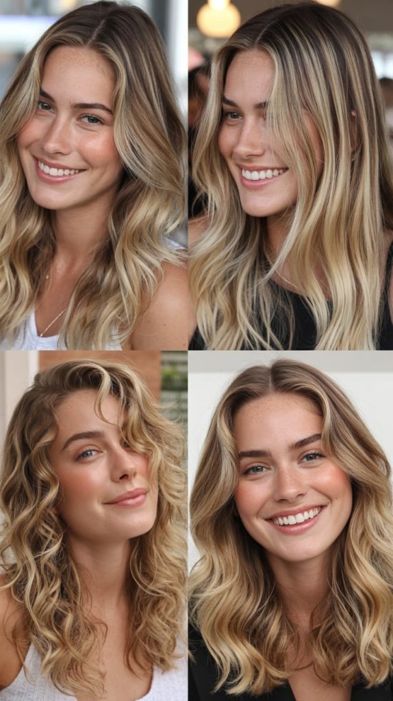  Natural Root Blonde Highlights