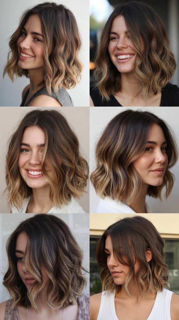 Wavy Bob with Ombré