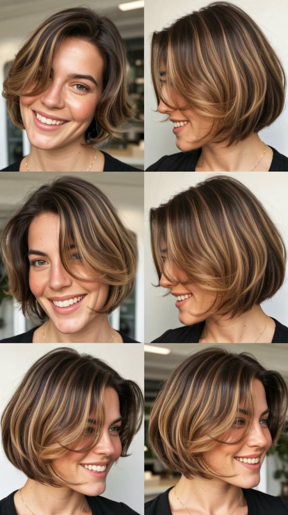  Graduated Bob with Balayage