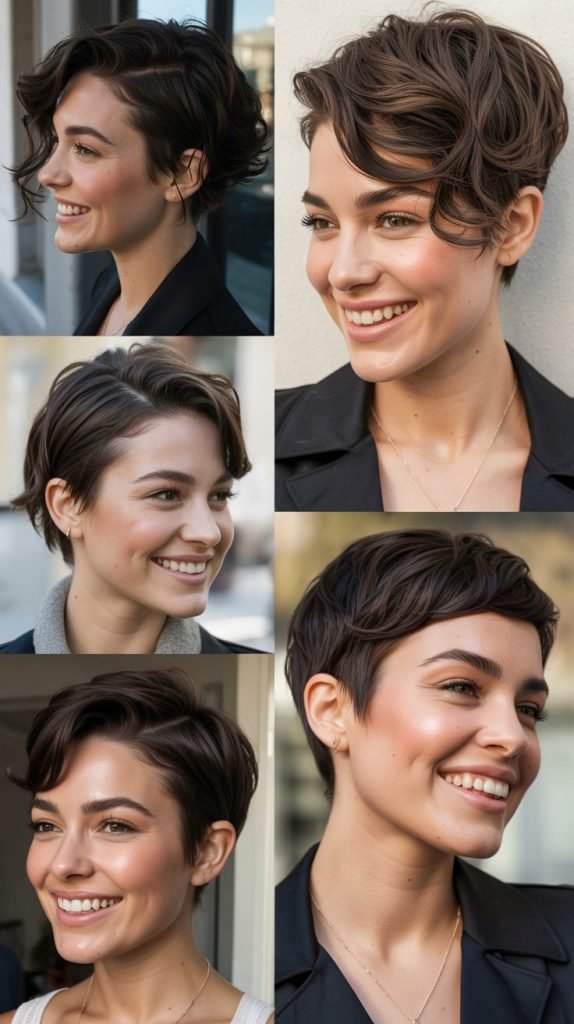 Pixie with Tapered Sides and Long Top