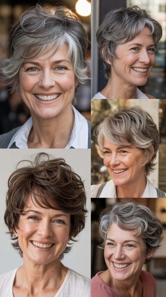 Tousled Crop with Texture