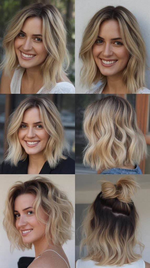 Blonde with Smudged Roots