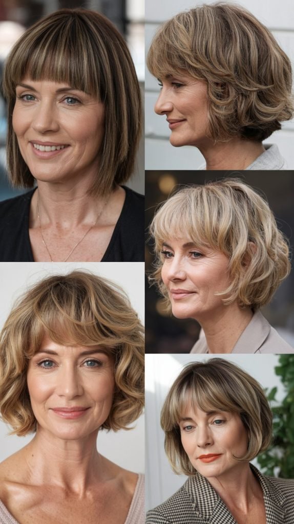 Choppy Bob with Bangs