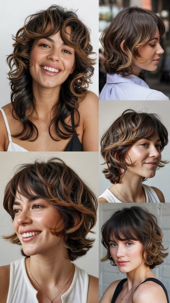 Textured Shag with Micro Bangs