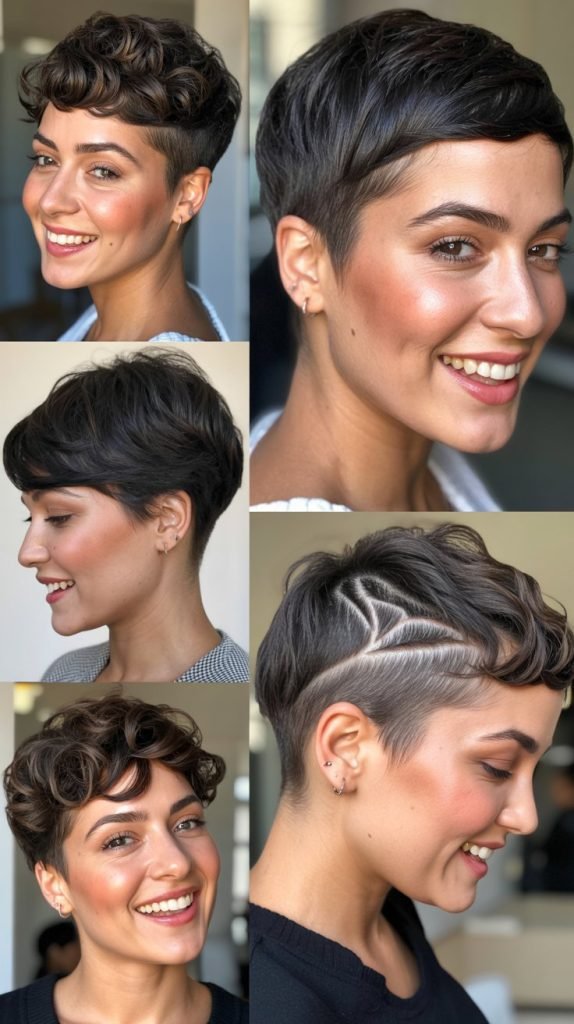 Pixie with Shaved Nape