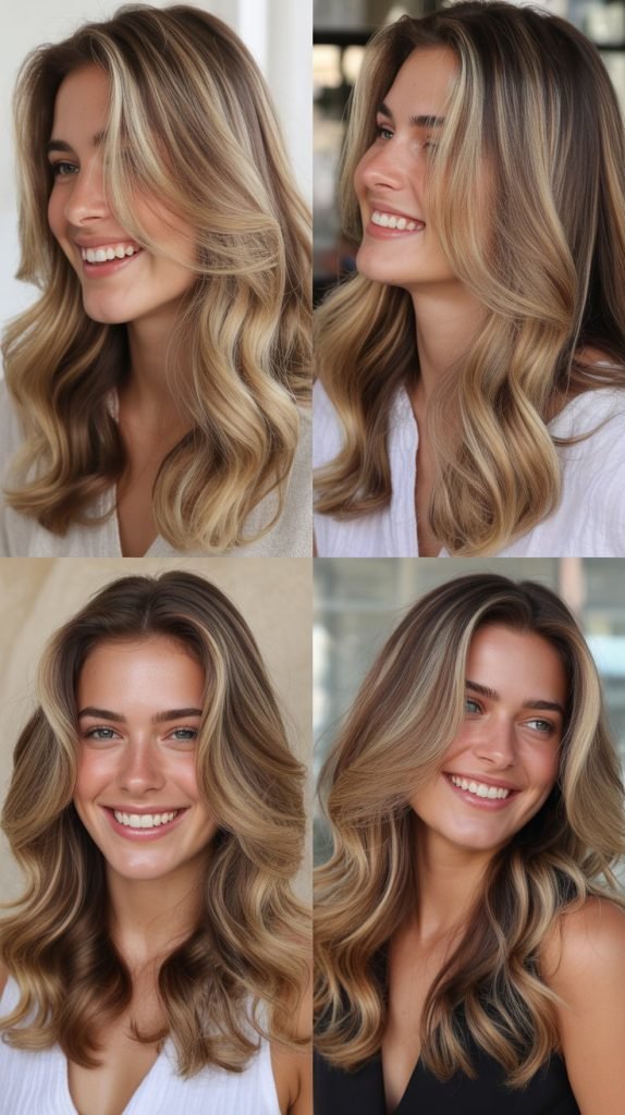 Golden Blonde Highlights