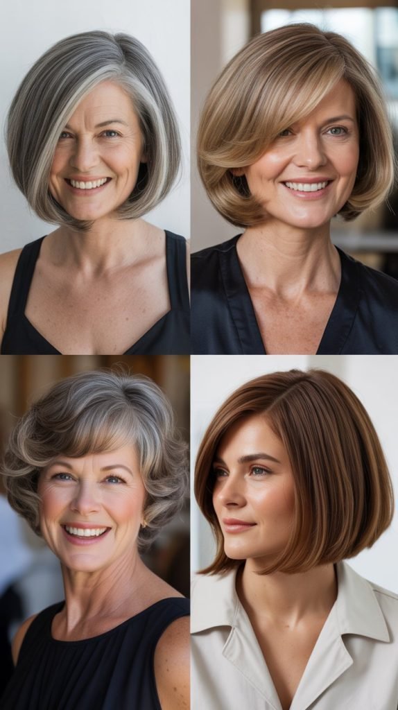 Angled Bob (A-Line Bob)