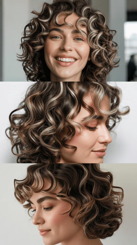 Cool Brown with Platinum Peek-a-Boo Highlights