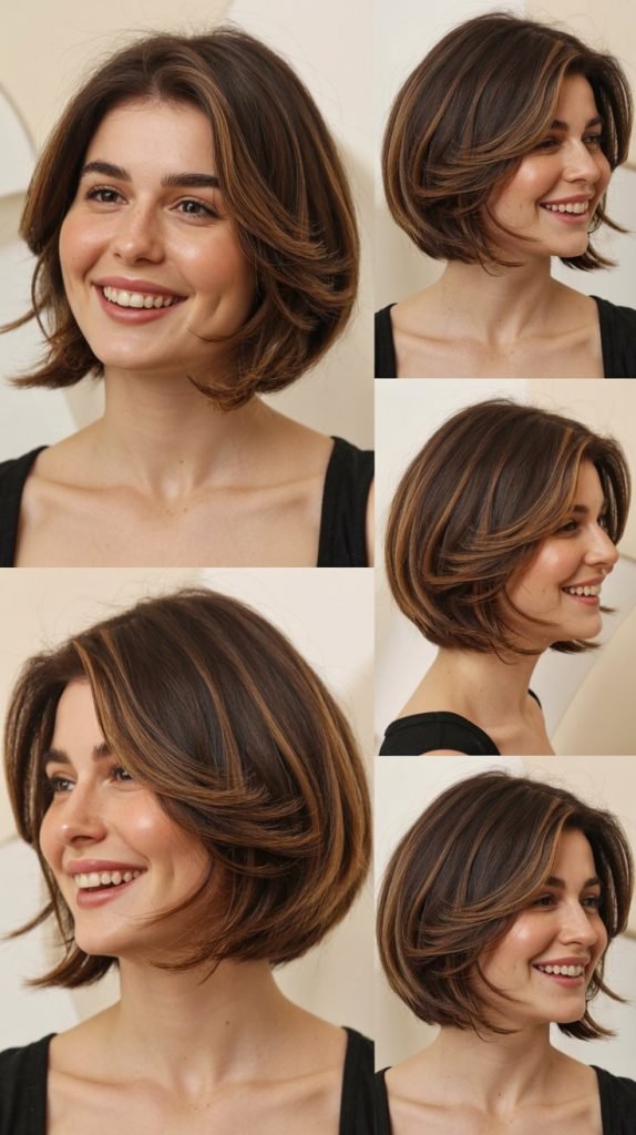 Bob with Graduated Layers