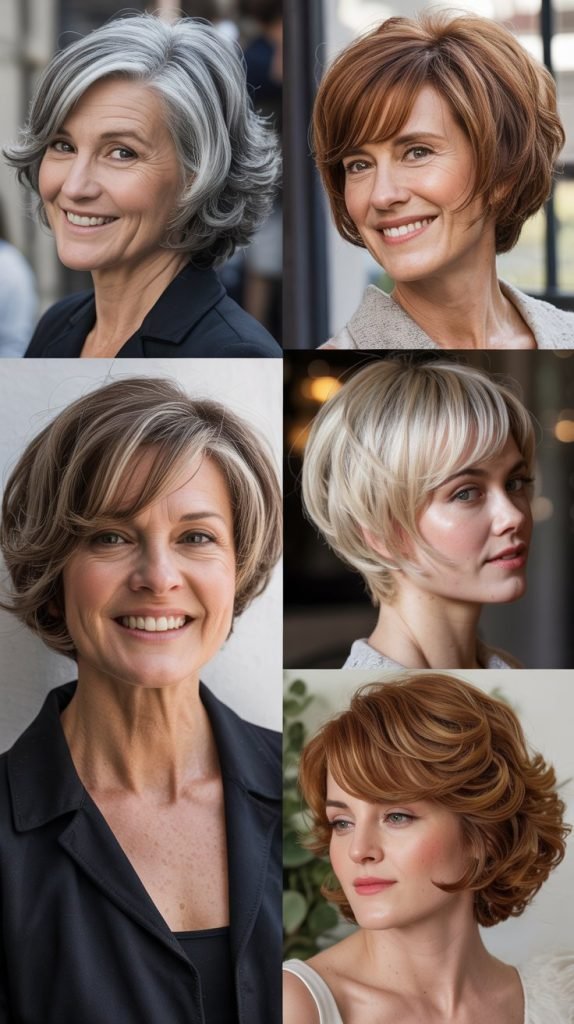  Textured Bob with Undercutting