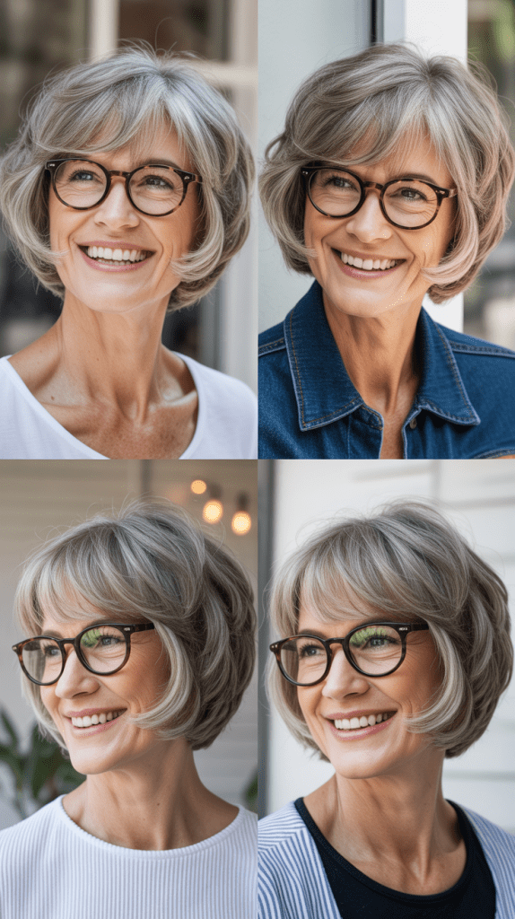 Choppy Bob with Bangs