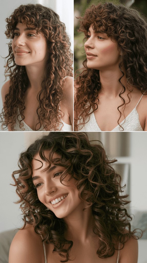 Natural Curl Definition with Finger Coiling