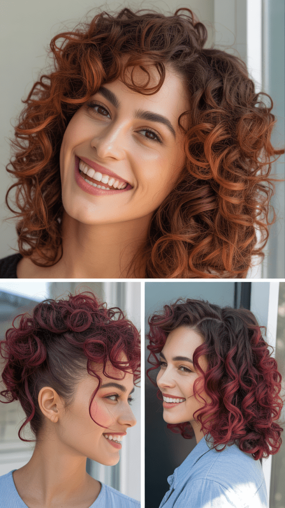 Medium Brown with Red-Toned Highlights