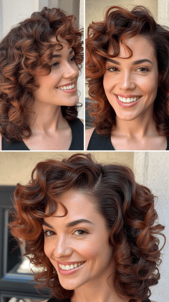  Dark Brown with Mahogany Highlights