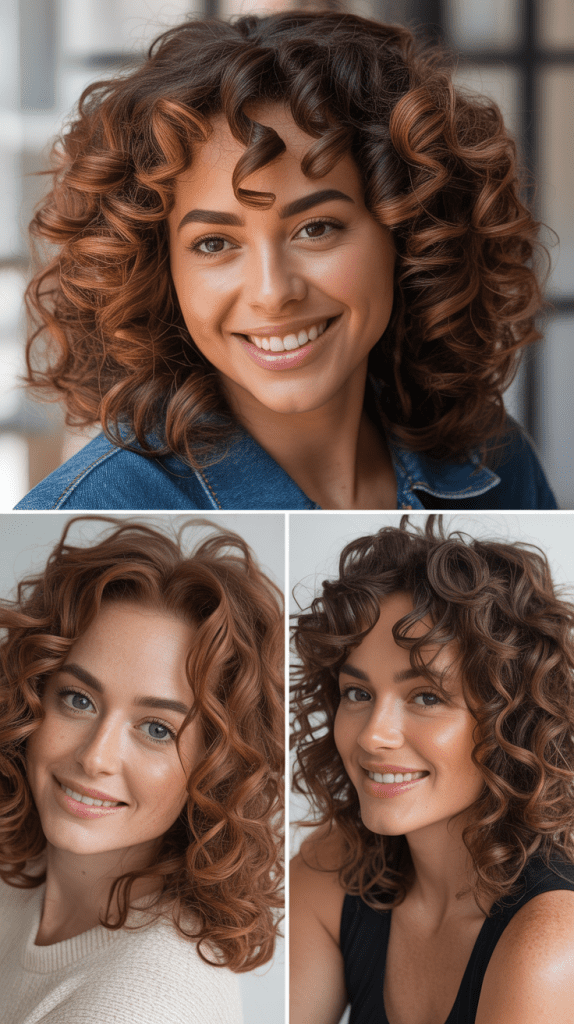 Sienna Brown with Caramel Highlights