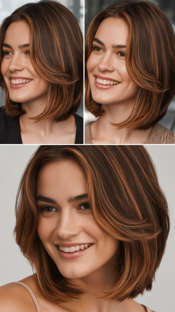 Tortoiseshell Highlights on Brown Lob
