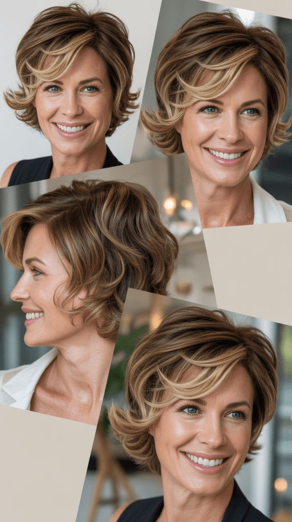 Buttercream Highlights on Short Brown Layers