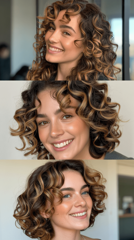 Umber Brown with Honey Highlights