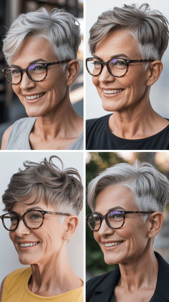 Textured Pixie with Undercut