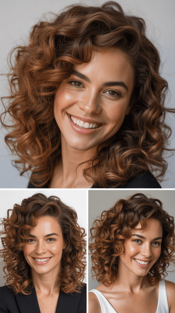 Chestnut Brown with Subtle Golden Balayage