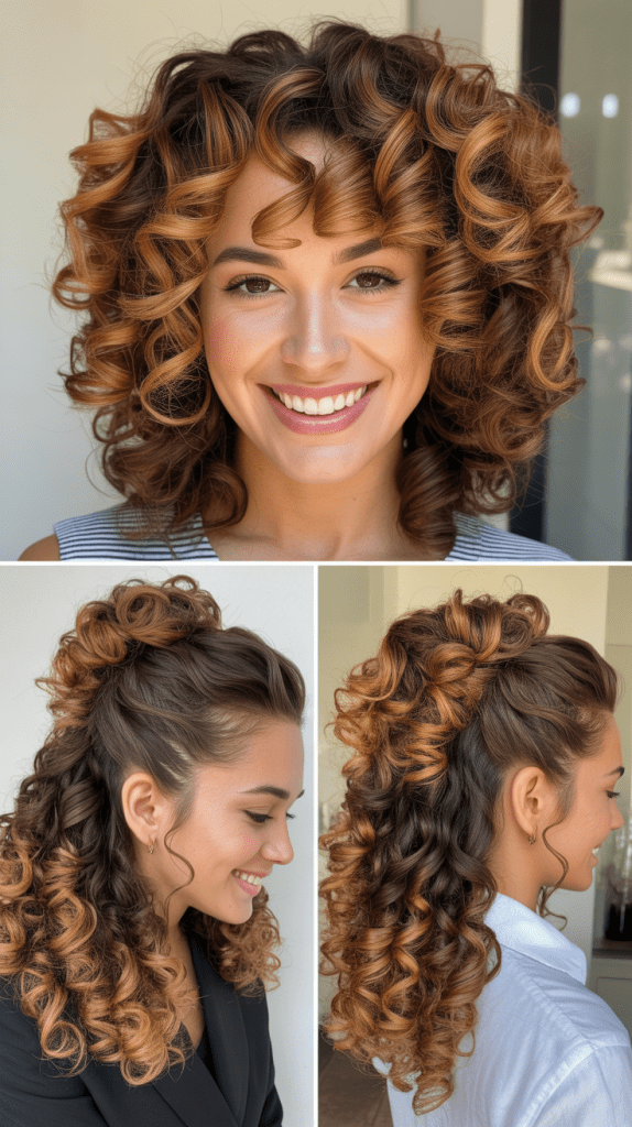 Maple Brown with Honey Highlights