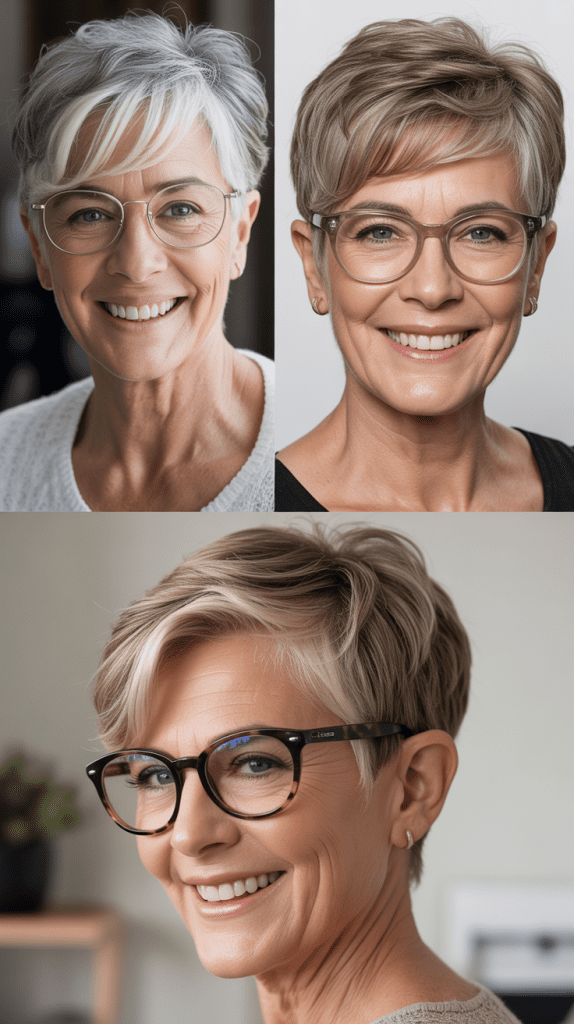 Pixie with Dramatic Side Sweep