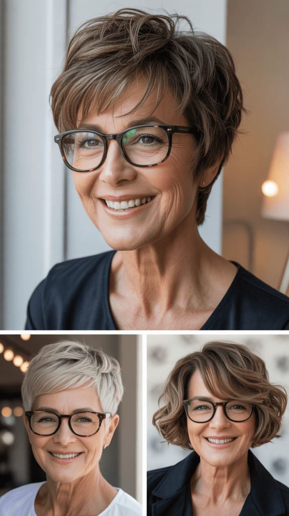 Tousled Crop with Messy Fringe