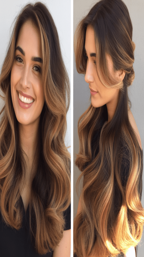 Caramel Balayage Highlights